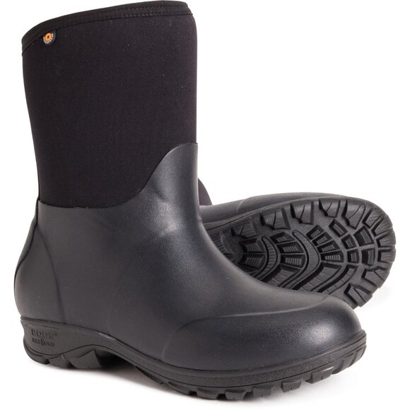 NEW Bogs men Footwear Sauvie Basin Boots - Waterproof, Insulated black 253 - Picture 4 of 10